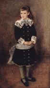 Pierre Renoir Marthe Berard(Girl Wearing a Blue Sash) painting